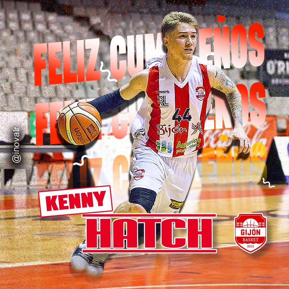 Iván N. R. (@inovalr) on Twitter photo Hoy cumple 31 años Kenny Hatch @_kennyjames 🇺🇸 🇮🇹 🎉
Jugador de <a href="/GijonBasket/">Gijón Basket</a> 🔴⚪️ entre las temporadas 2017-19 de liga #EBA promediando 15,3 ppp 4,1 app y 3,8 rpp
Felicidades Kenny 🎂 !!
<a href="/StIgnatius/">St.Ignatius</a> <a href="/CanadaCollege/">Cañada College</a> <a href="/txamiu/">Texas A&M International University</a> <a href="/TAMIUAthletics/">TAMIU Athletics</a> <a href="/CBPardinyes/">CB Pardinyes-Lleida</a> #VASalerno #OLumezzaneB Hoy cumple 31 años Kenny Hatch @_kennyjames 🇺🇸 🇮🇹 🎉
Jugador de <a href="/GijonBasket/">Gijón Basket</a> 🔴⚪️ entre las temporadas 2017-19 de liga #EBA promediando 15,3 ppp 4,1 app y 3,8 rpp
Felicidades Kenny 🎂 !!
<a href="/StIgnatius/">St.Ignatius</a> <a href="/CanadaCollege/">Cañada College</a> <a href="/txamiu/">Texas A&M International University</a> <a href="/TAMIUAthletics/">TAMIU Athletics</a> <a href="/CBPardinyes/">CB Pardinyes-Lleida</a> #VASalerno #OLumezzaneB