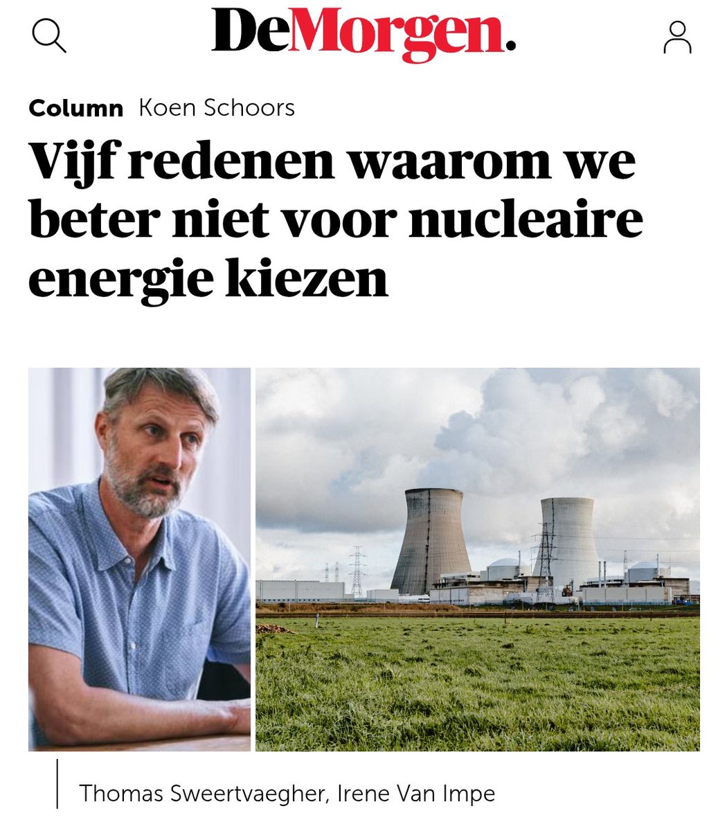 In het onderontwikkelde derde-wereldland India investeren ze volop in kernenergie.

Heel jammer dat ze daar geen economisch genie hebben zoals Koen.