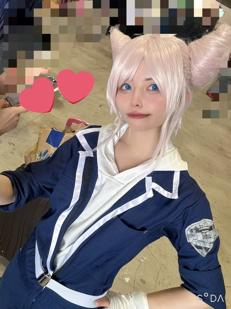 都市伝説解体センター　ジャスミン　コスプレウィッグ　セット済み　即納可 都市伝説解体センター ジャスミン コスプレウィッグ セット済み 即納可