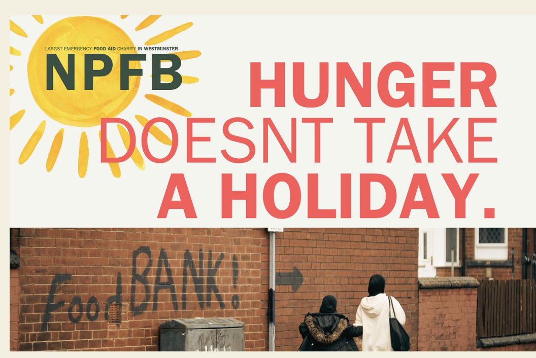 NPFoodbank's tweet image. Summer should be fun 🌞 but for many families it means no free school meals, plus rising food &amp;amp; childcare costs. At NPFB &amp;amp; The Exchange, we’re here with nourishing meals 🍲 &amp;amp; fun activities 🎨 to ease the strain 💛 #Community #SummerSupport #CashFirst