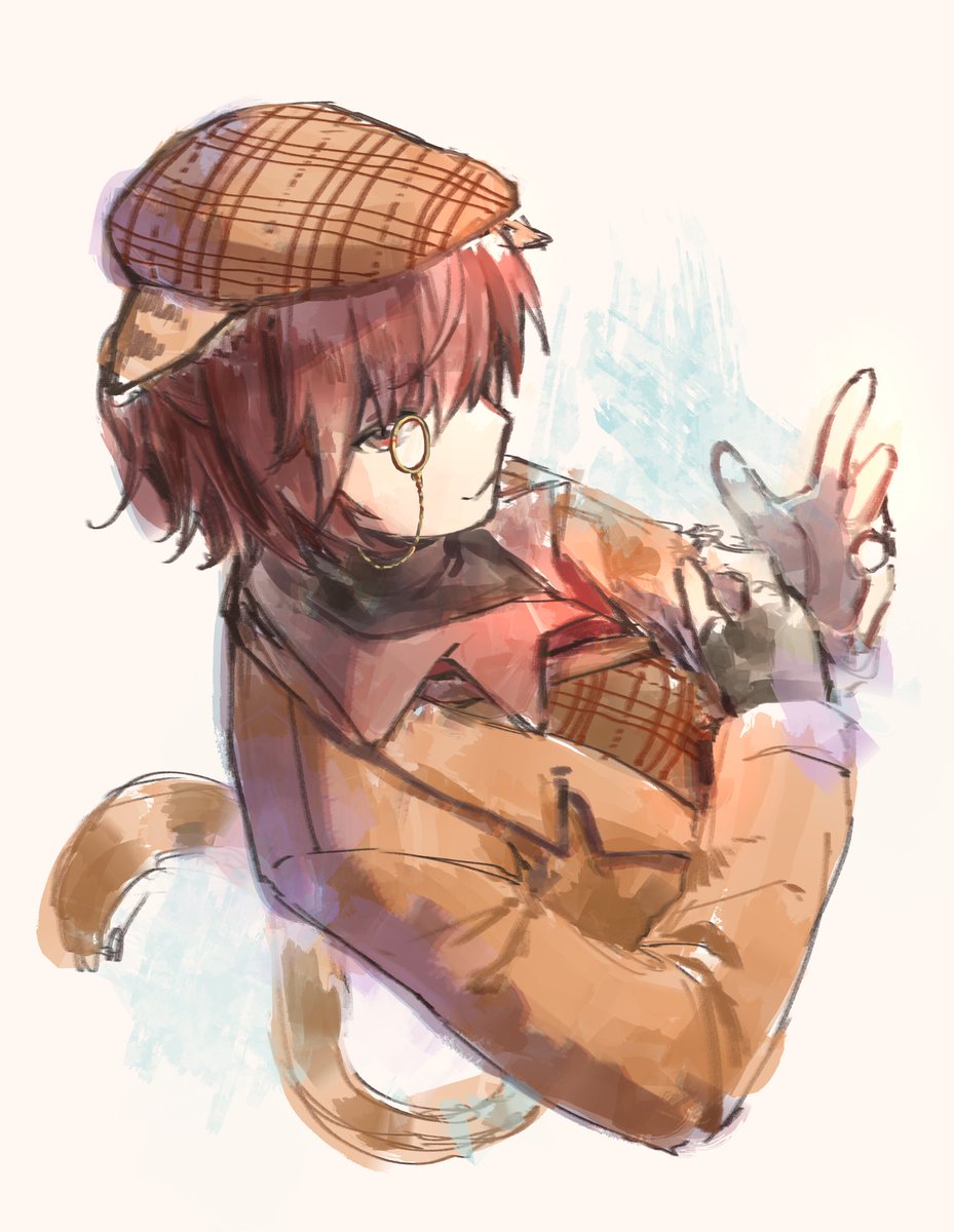 lingsar0w0's tweet image. 今天色環週休 發點特別的✨
是之前空羽老師 #kongyu9124 抽獎的包天大全套，根本是神跡
連我都覺得自己人設刁鑽，在藏起性別、冷臉、只剩野貓偶爾自娛自樂的形象下
老師能畫出這麼貼合的神態真的超厲害！
歡迎大家去委託她 ( •̀ᄇ• ́)✧