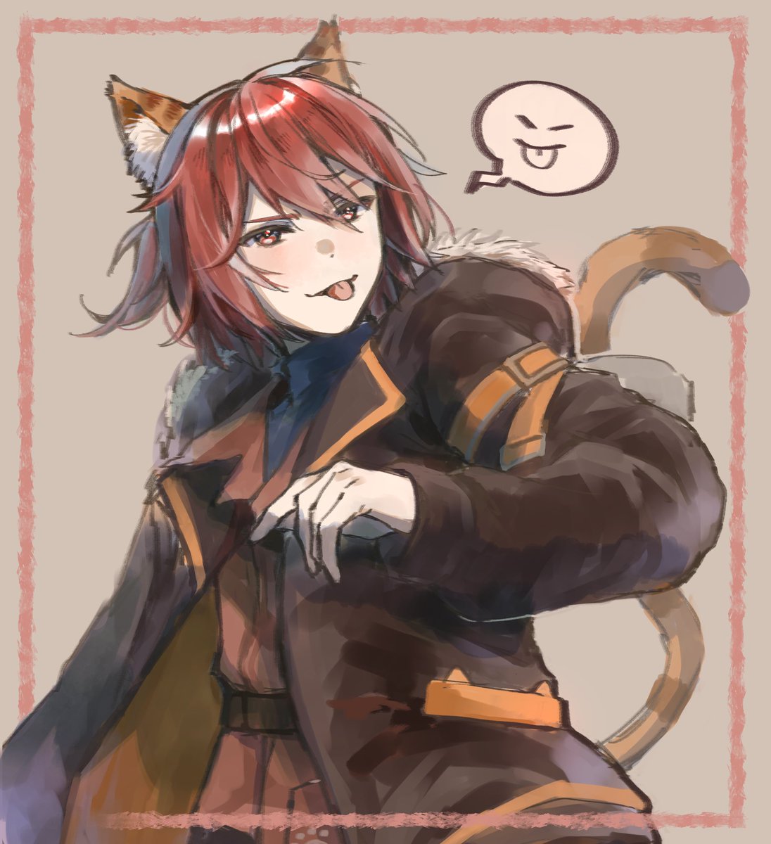 lingsar0w0's tweet image. 今天色環週休 發點特別的✨
是之前空羽老師 #kongyu9124 抽獎的包天大全套，根本是神跡
連我都覺得自己人設刁鑽，在藏起性別、冷臉、只剩野貓偶爾自娛自樂的形象下
老師能畫出這麼貼合的神態真的超厲害！
歡迎大家去委託她 ( •̀ᄇ• ́)✧