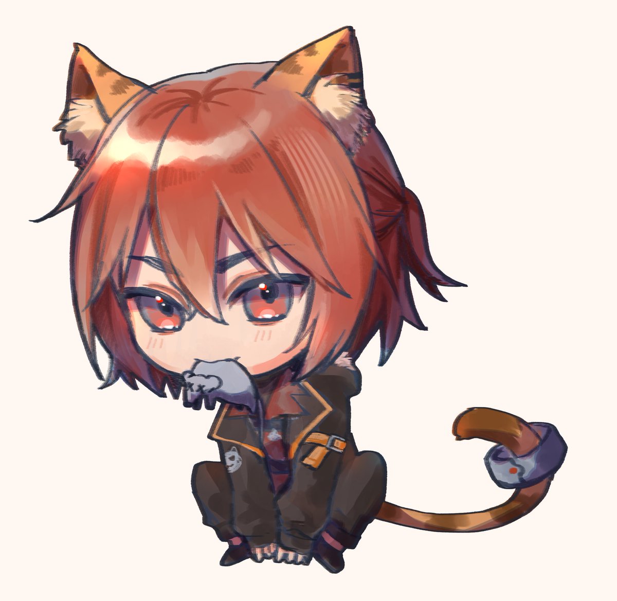 lingsar0w0's tweet image. 今天色環週休 發點特別的✨
是之前空羽老師 #kongyu9124 抽獎的包天大全套，根本是神跡
連我都覺得自己人設刁鑽，在藏起性別、冷臉、只剩野貓偶爾自娛自樂的形象下
老師能畫出這麼貼合的神態真的超厲害！
歡迎大家去委託她 ( •̀ᄇ• ́)✧