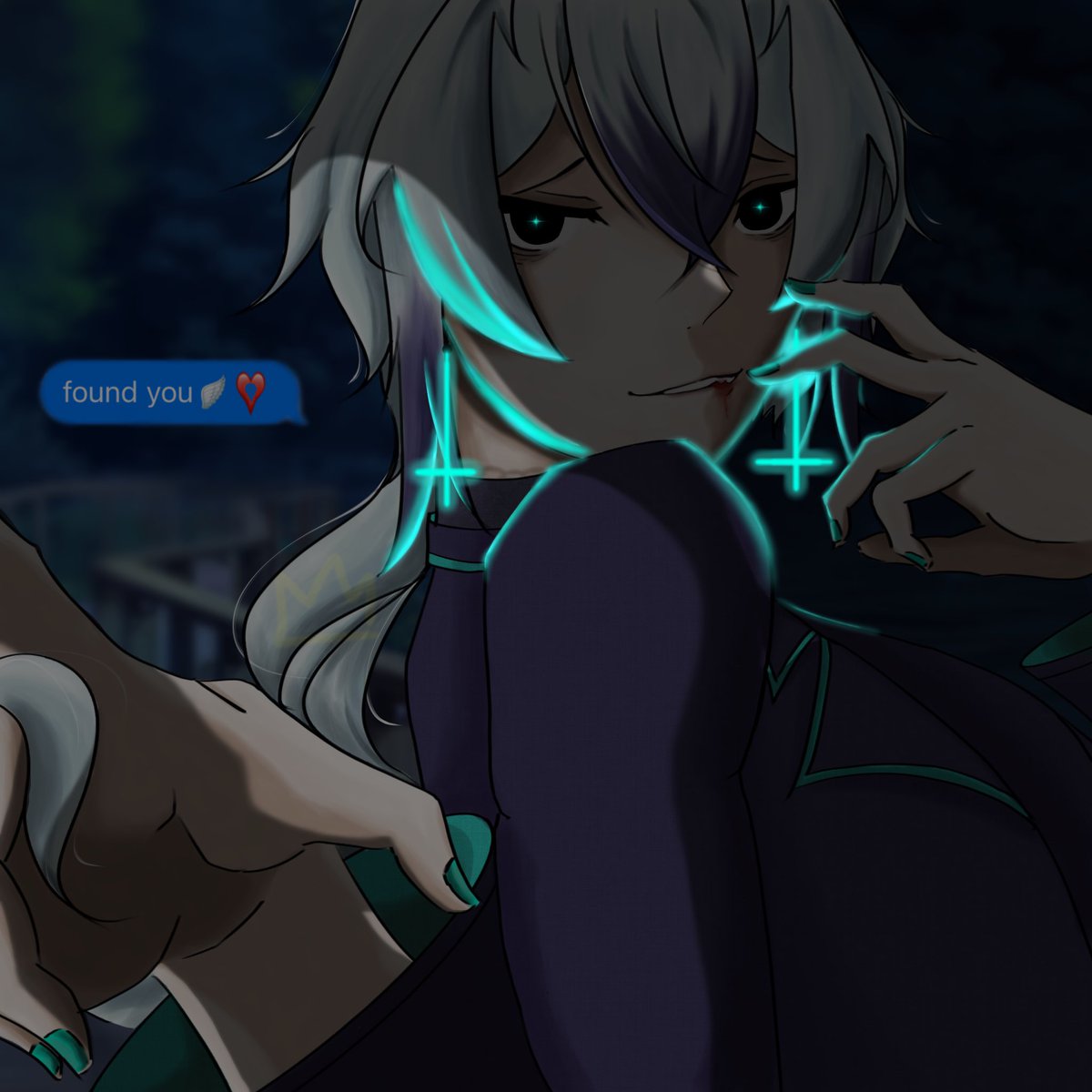 yuriyaoiniko's tweet image. “The park? What a romantic gesture my angel” 

Character: Turquoise, ©️- @plcma 
#plcmaDTIYS2025