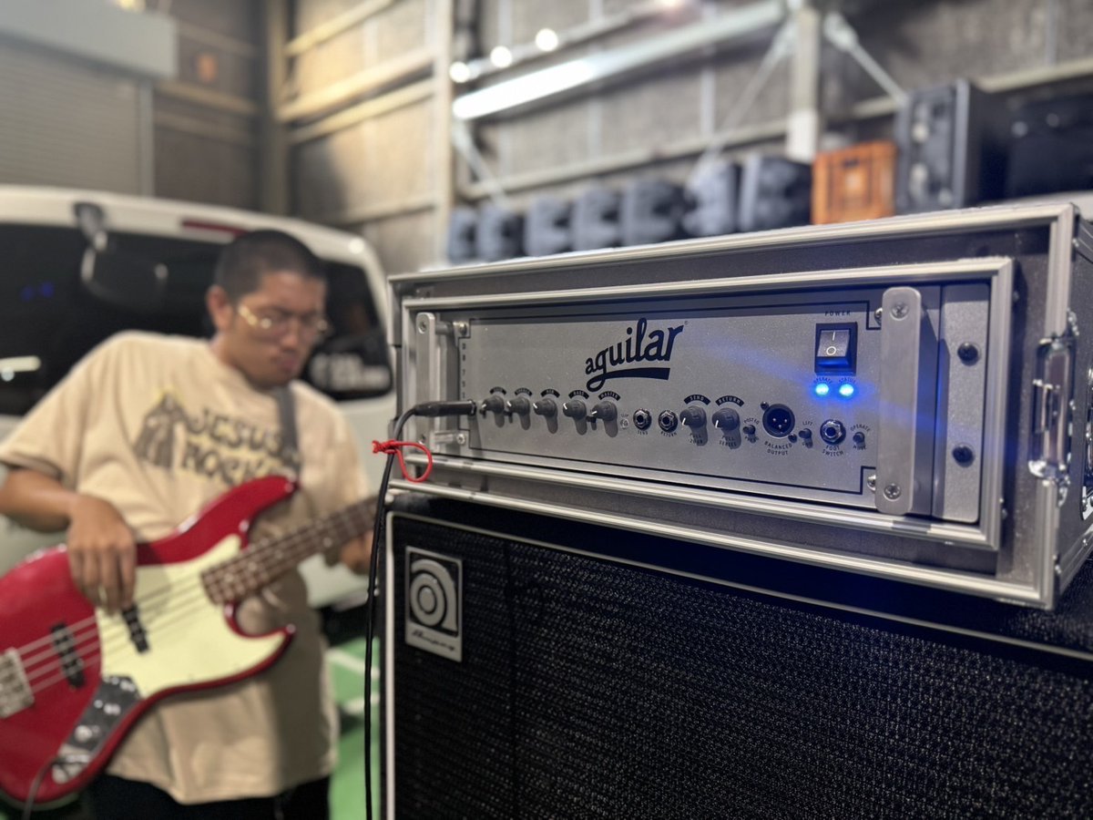 246_zaiki's tweet photo. //新機材導入\\!!
Aguilar DB751
ハイブリッドベース真空管アンプです!
レンタルはお気軽にプロフリンクから🎵
#aguilar #studio246 #ベースアンプ https://t.co/vxm6ej0bkA