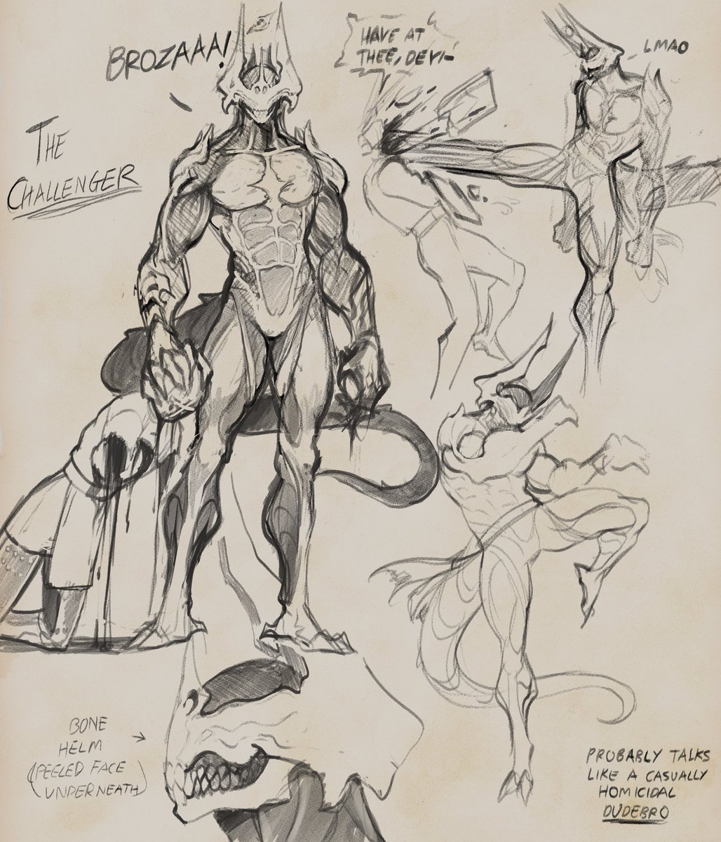 HighLevelabyss's tweet image. 𝐂𝐡𝐚𝐥𝐥𝐞𝐧𝐠𝐞𝐫- The first being to appear through the void was a creature that refers to itself as the challenger as it was obsessed with challenging strong opponents and taking the woman of the village this void monster is highly dangerous so beware.
#fantasyrp #ocrp