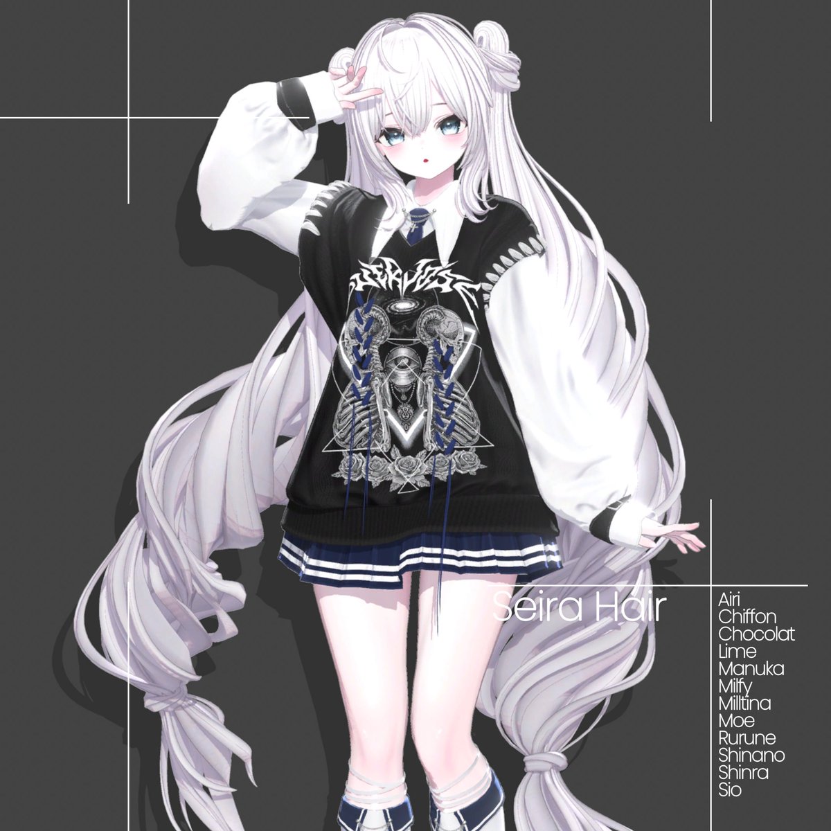 💖✨ 新作リリース記念！RT＋フォローキャンペーン開催中 ✨💖
🔗 商品ページはこちら：
kitsuzuri.booth.pm/items/7305847
🎉 新作ヘア「Seira Hair」リリース！8月17日まで【20%オフ】🎉
12アバター対応のフルパッケージをご用意しました💫
🎁
