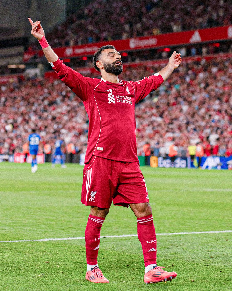 Mo Salah has 148 goal contributions in 147 Premier League matches at Anfield for Liverpool.

There's no place like home 🏡