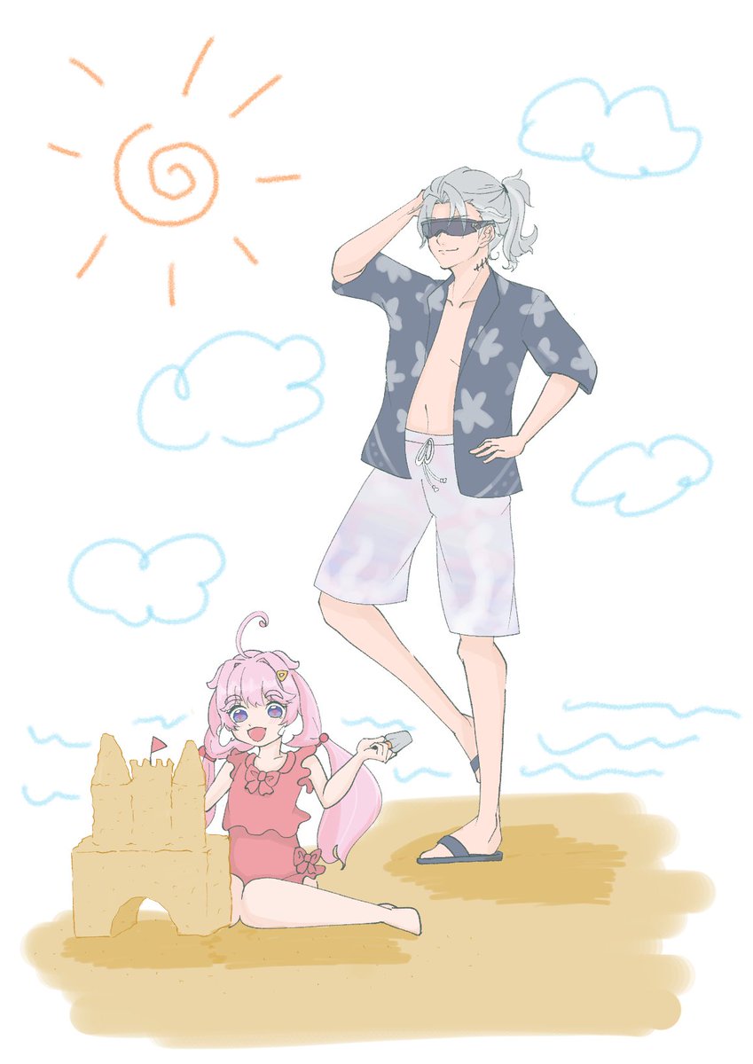 yu_natsuki_96s's tweet image. 最強コンビ、夏の思い出🌴🛟
#Aalto #Encore