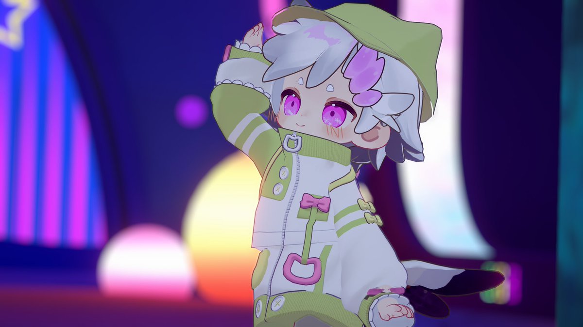 この度 #yukincocco 様の新作衣装『ぽっぷにゃ～じ』のテスターをさせて頂きました🙌
頭の猫ちゃんがリュックになったり、袖の長さを変えれたり、便利なギミックも入っておりハチャメチャにかわいいお洋服となってます🐈‍⬛皆様も是非お手に取ってくださいね✨