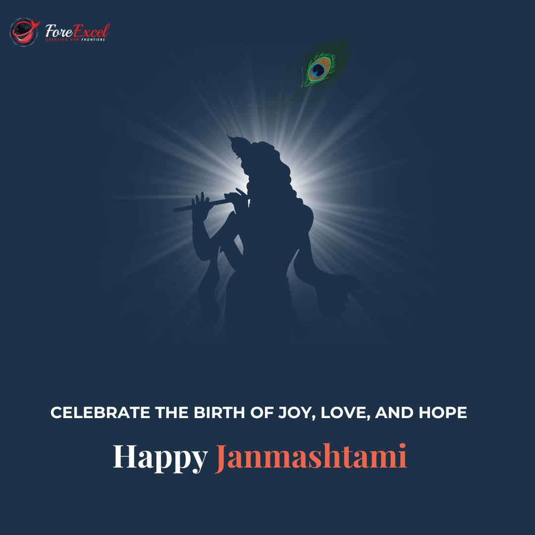 Fore_Excel's tweet photo. #ForeExcel wishes you #HappyJanmasthami
.
.
#Festival #Holiday #trending #Janmashtami https://t.co/Qken95SzgL