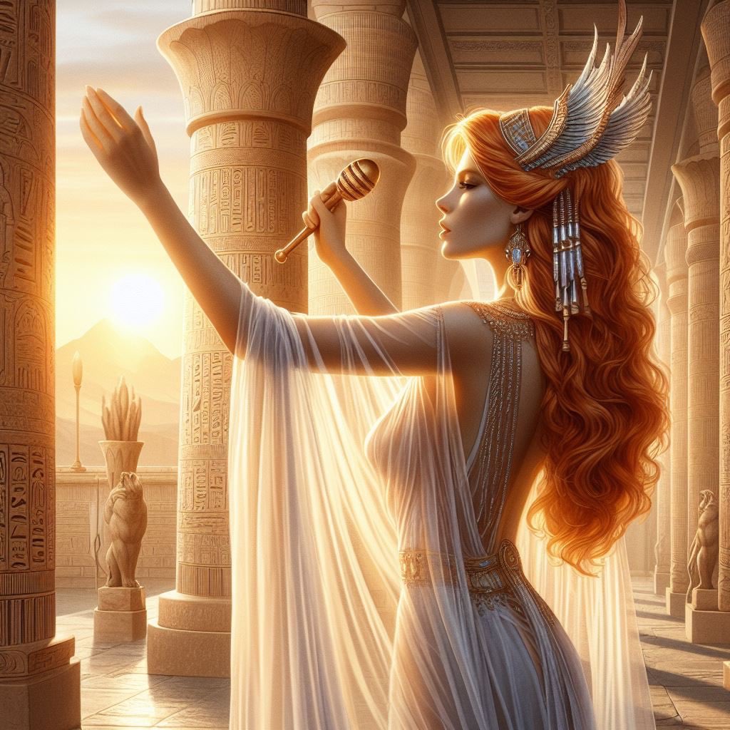 ralphyellis's tweet photo. *** Akhenaton and Nefertiti were Ginger ***

In the Twix below, we saw that Ramesses II and Cleopatra were ginger haired.

https://t.co/fsodSkc3gz

However, this ginger phenotype was not unusual for these eastern royal families, for so too were Yuya and Thuyu, the progenitors of the Amarna Dynasty of Akhenaton and Nefertiti. Which means that the entire closely knit Amarna dynasty was most probably ginger; including the daughters of Akhenaton and Pharaoh Aye.  This will be an important factor in the next TwiX.  And again, this was real blonde-ginger hair and not henna colouration.  Thus there was a strand of ginger or red phenotype that ran through these royal families. And this eventually included the Tanakh's King David, who was described in the KJV as ‘ruddy’, and Jesus himself. A later TwiX will demonstrate, based upon ancient imagery, that Jesus was also ginger.

This continuing line of royal gingers also includes the English and Dutch royal families. And a possible reason for this involves yet another exodus out of Egypt, as we shall see in the next TwiX.

Images:
a.  Yuya and Thuyu.
b.  Nefertiti greets the Aton in the morning, reciting the Hymn to the Aton, which was eventually copied into the Old Testament.  (She is supposed to be holding a sistrum not a honey-spoon.)

Ralph