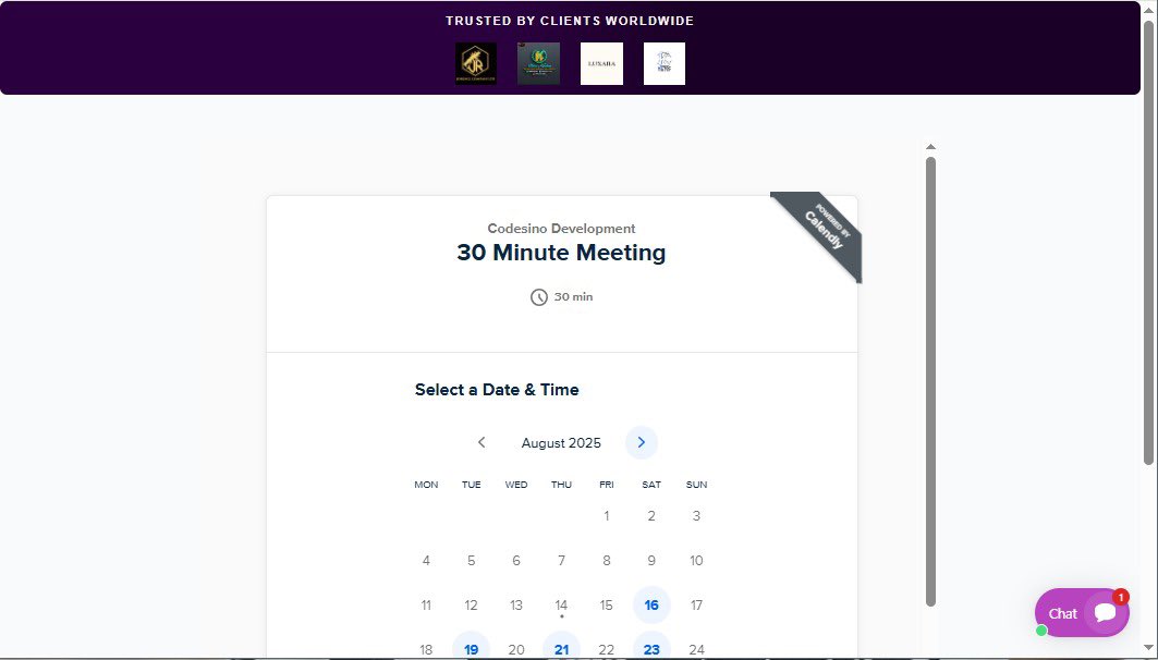 masino_oficial's tweet image. The team has integrated in-app meeting scheduling powered by @Calendly for easier client-team project consultations ✅

Visit codesinodev.com

#CodesinoDev #SoftwareDevelopment 
#calendly #team