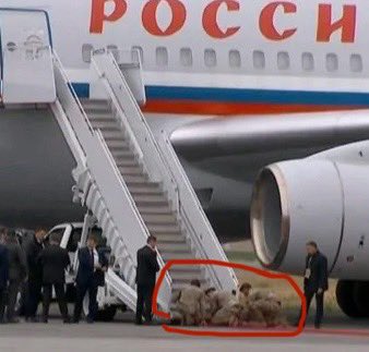 Such a shame…
US soldiers kneeling before a bloody dictator