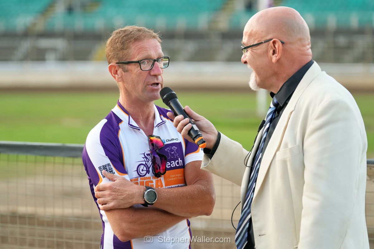 A phenomenal effort from John Curtis who cycled over 1200 miles from Riga to Foxhall, raising money for <a href="/EACH_hospices/">EACH</a> 👏

You can still donate ➡️ shorturl.at/LougS