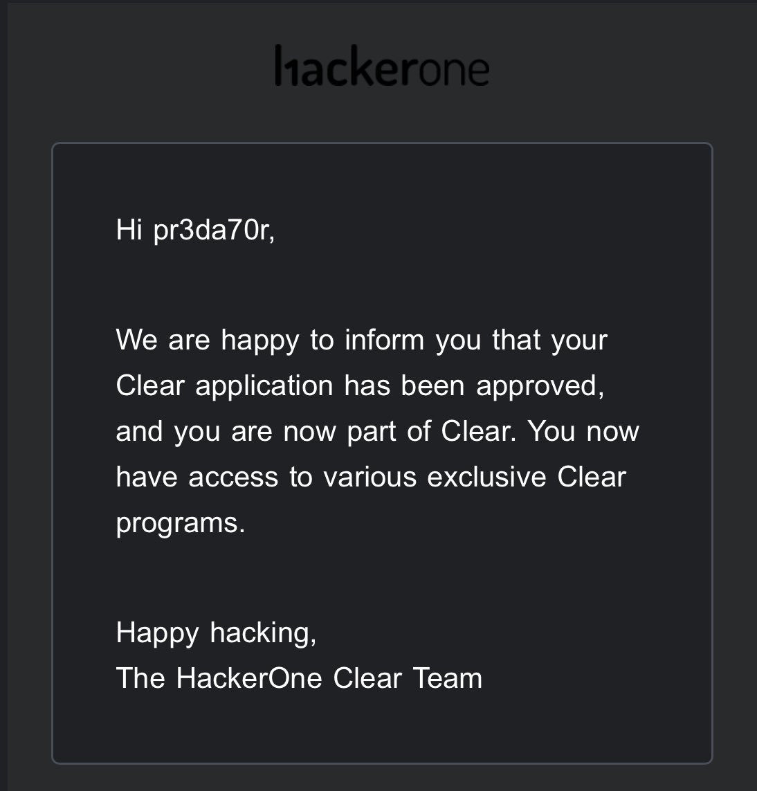 kuldeepdotexe's tweet image. The grind for Clear was tough but SQLi came for the rescue ❤️

@Hacker0x01