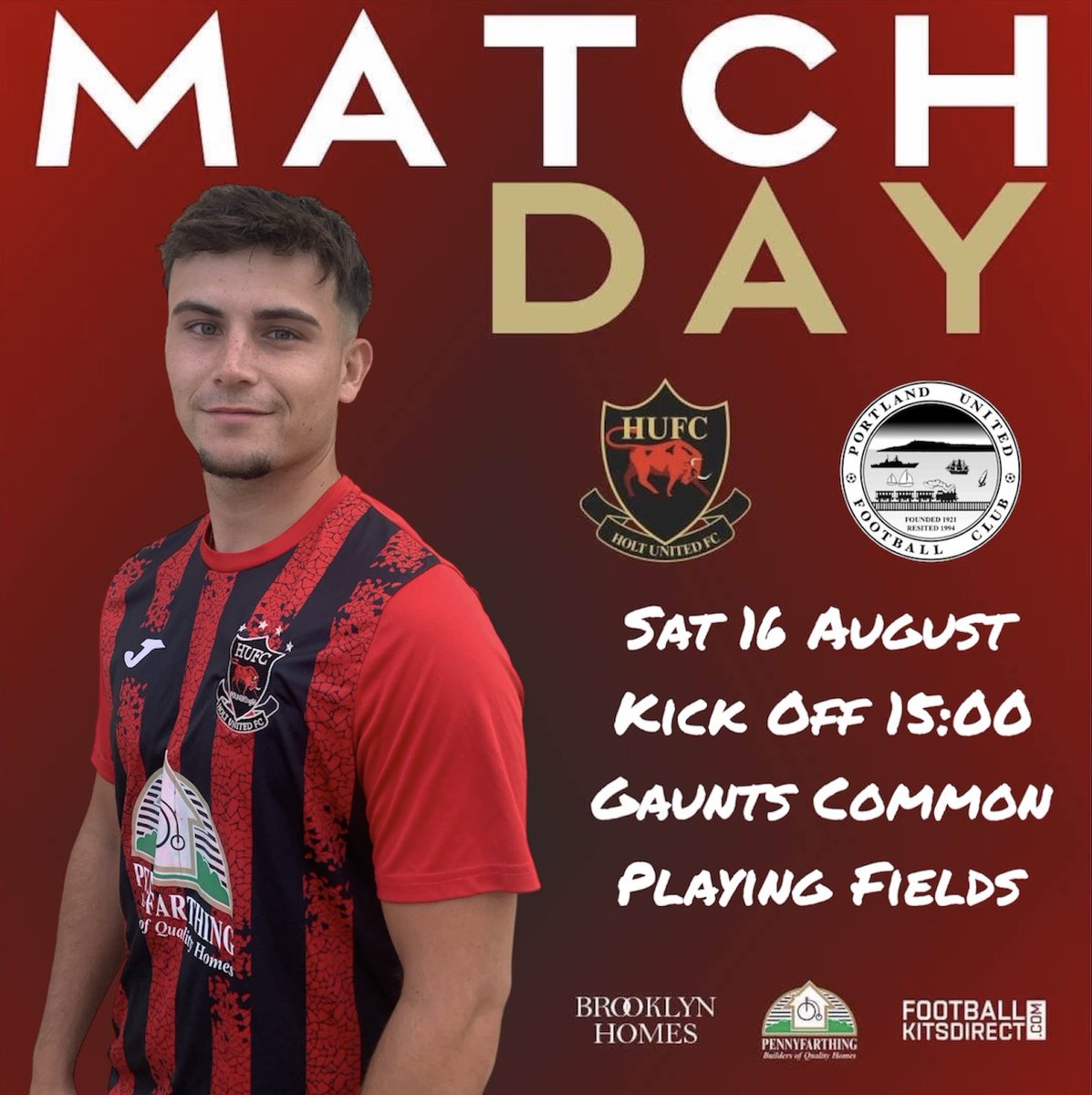 Holt United FC (@holtutd_fc) on Twitter photo ๐๐๐ฉ๐๐๐๐๐ฎ ๐ดโซ๏ธ
๐ <a href="/DPL_official/">Dorset Premier Football League</a>
๐ <a href="/PortlandUnited/">Portland United FC</a> Reserves
๐๏ธ Gaunts Common Playing Field
โ 3PM KO
#UpTheBulls
<a href="/swsportsnews/">South West Sports News</a> <a href="/TBTVSport/">TBTVSport</a> <a href="/bigmattp/">Matt</a> <a href="/groundhopp/">stormport</a> <a href="/UltiFootNet/">Ultimate Football Networks(UFN)</a> ๐๐๐ฉ๐๐๐๐๐ฎ ๐ดโซ๏ธ
๐ <a href="/DPL_official/">Dorset Premier Football League</a>
๐ <a href="/PortlandUnited/">Portland United FC</a> Reserves
๐๏ธ Gaunts Common Playing Field
โ 3PM KO
#UpTheBulls
<a href="/swsportsnews/">South West Sports News</a> <a href="/TBTVSport/">TBTVSport</a> <a href="/bigmattp/">Matt</a> <a href="/groundhopp/">stormport</a> <a href="/UltiFootNet/">Ultimate Football Networks(UFN)</a>