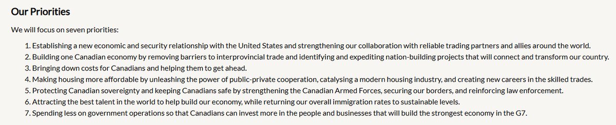 RMC86 (@rmc19861987) on Twitter photo <a href="/yonkojohn/">John Smith</a> It's been nearly 3 months since <a href="/MarkJCarney/">Mark Carney</a> released his mandate letter which included 7 priorities. What's his grade?
1) New economic relationship with 🇺🇸? Unless you count getting slammed with tariffs - ZERO.
2) Nation building projects? 🛢️- ZERO
3) Lowering costs? <a href="/yonkojohn/">John Smith</a> It's been nearly 3 months since <a href="/MarkJCarney/">Mark Carney</a> released his mandate letter which included 7 priorities. What's his grade?
1) New economic relationship with 🇺🇸? Unless you count getting slammed with tariffs - ZERO.
2) Nation building projects? 🛢️- ZERO
3) Lowering costs?