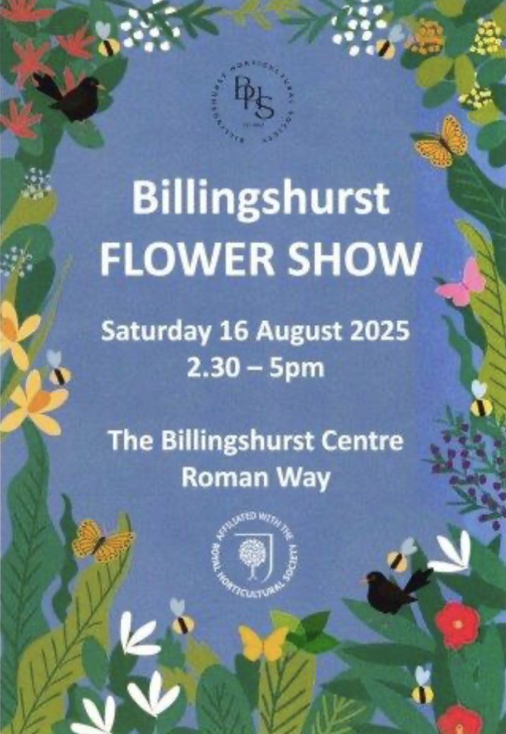 🌸 The Billingshurst Flower Show, 2:30-5pm. 🌺

Enjoy a relaxing day at Billingshurst Community &amp; Conference Centre: stunning flowers 🪴, inspiring photos 📸, delicious bakes 🍰, and good company. Connect and celebrate local creativity—see you there! 🌼