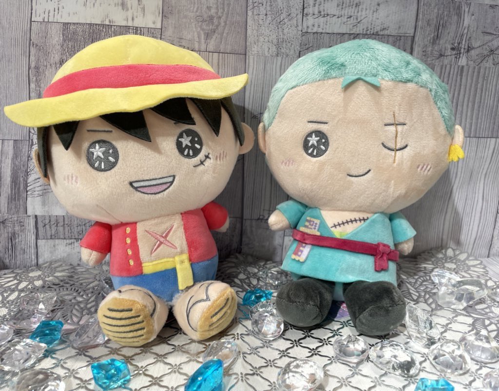 ONEPIECE YURUTTO ワンピース ゆるっと ぬいぐるみ 各2点 ONEPIECE