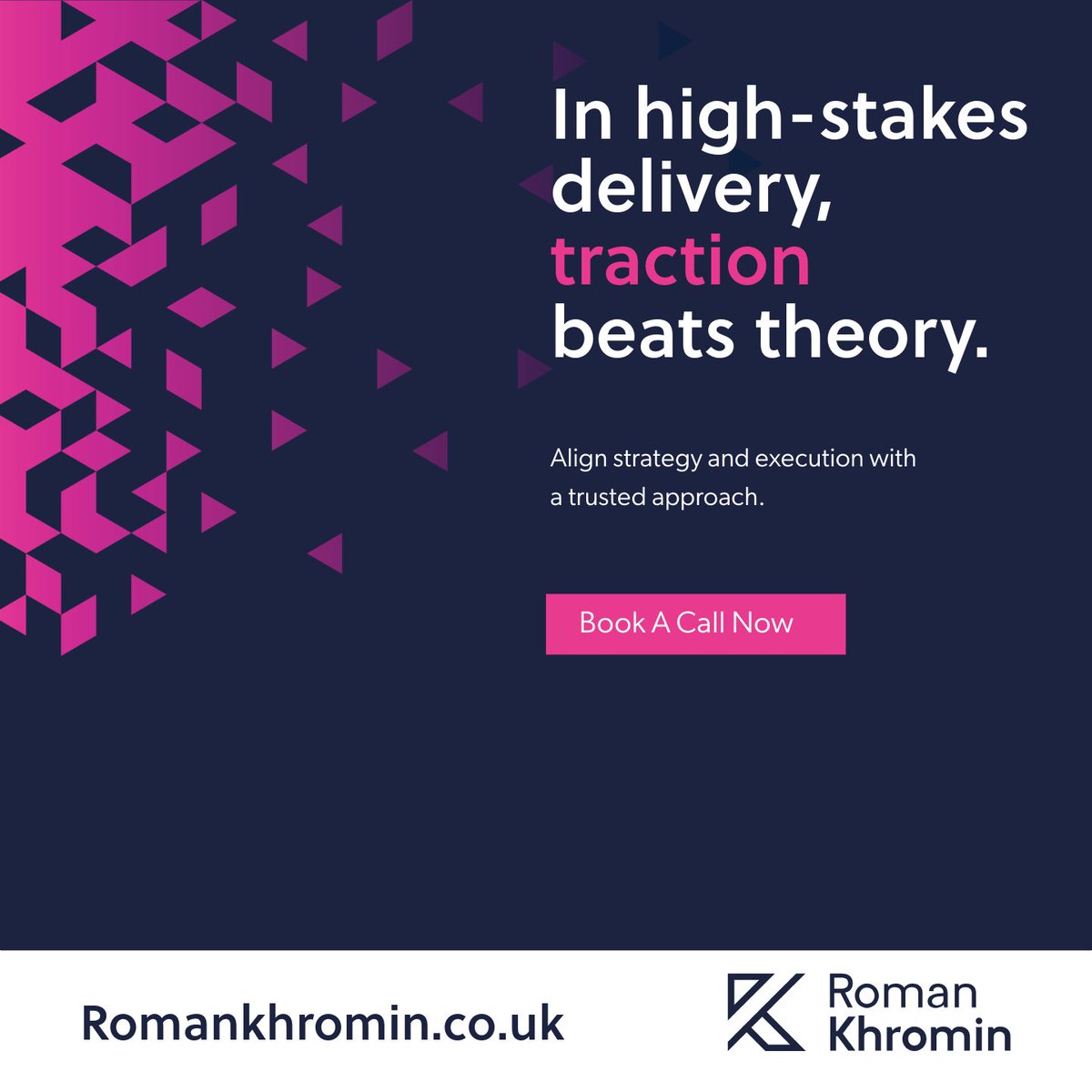 romankhromin's tweet image. In high-stakes delivery, traction beats theory. 

🔧 Align strategy and execution with a trusted approach that turns ambition into enterprise-wide outcomes. 

Discover how: romankhromin.com 

#CxOSupport #ERPExecution #StrategyDelivery #DigitalClarity #AIImpact