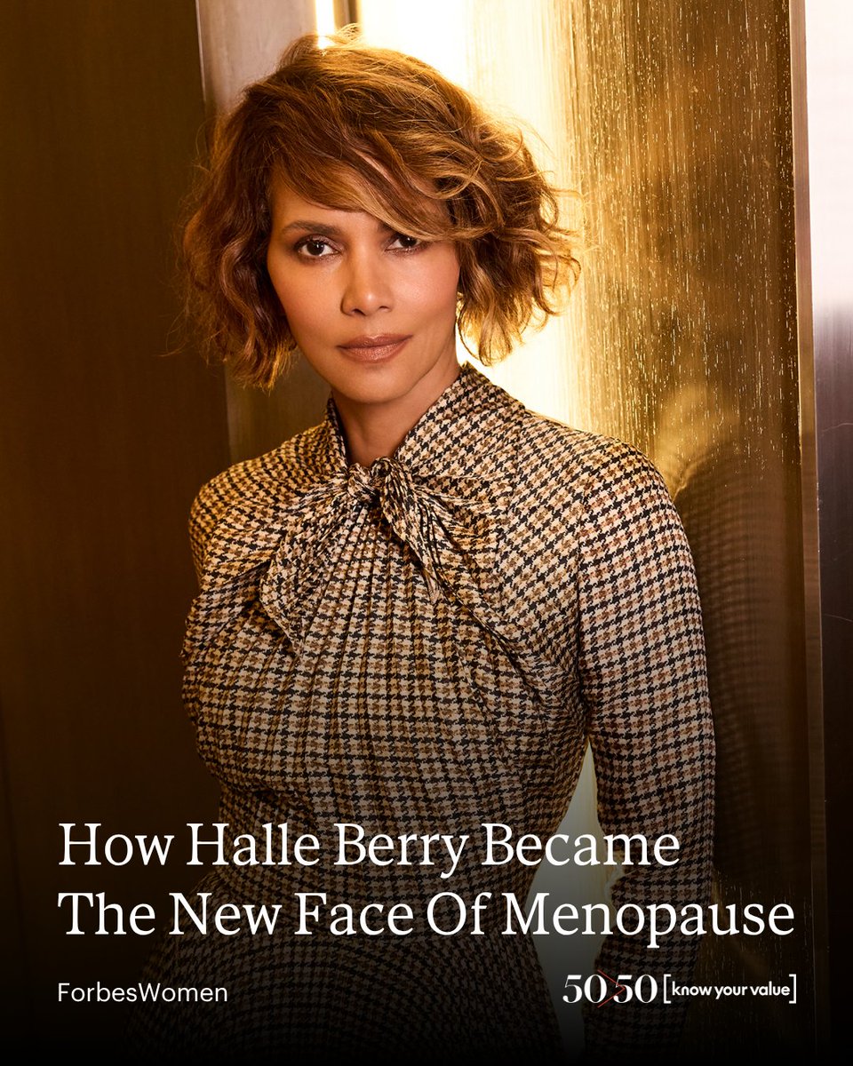 Now 58, Halle Berry is taking on her most important role yet—championing women’s health. It’s a mission of both advocacy and entrepreneurship that began when her own perimenopause was misdiagnosed as herpes.
trib.al/yodRMnR #ForbesOver50 (Photo: Cliff Watts For Forbes)