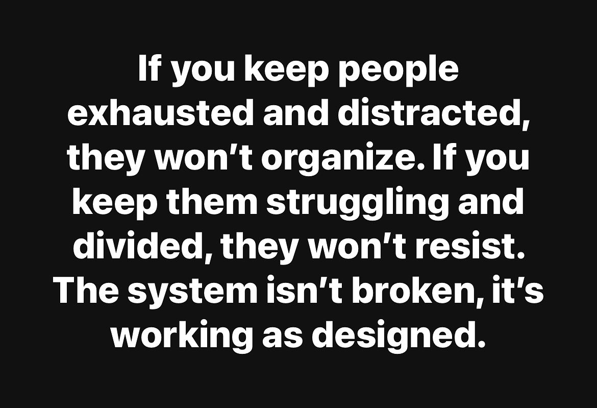 Exhaustion and overwhelm aren’t flaws, they’re features - and a sign the system is working exactly as it’s meant to 

#womensupportingwomen