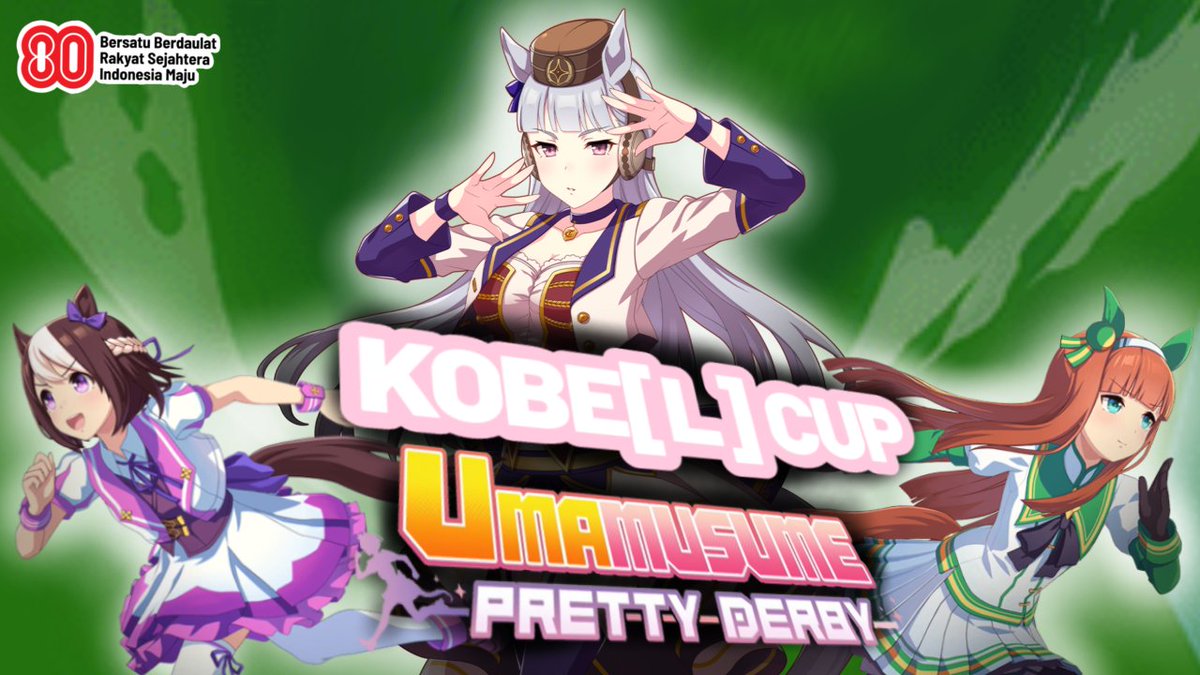 Dalam rangka memeriahkan ulang tahun Indonesia yang ke 80 tahun. Komunitas Kobe akan mengadakan pertandingan balapan kuda di Uma Musume. 

Acara di selenggarakan di channel <a href="/yukiko_en/">Hana Yukiko || OPEN COMMISSION! 2/5</a>
youtube.com/live/etKAgK-Iv…

Tanggal 🗓️ : 17 Agustus 2025
Jam 🕓 : 15:30 - sampai selesai