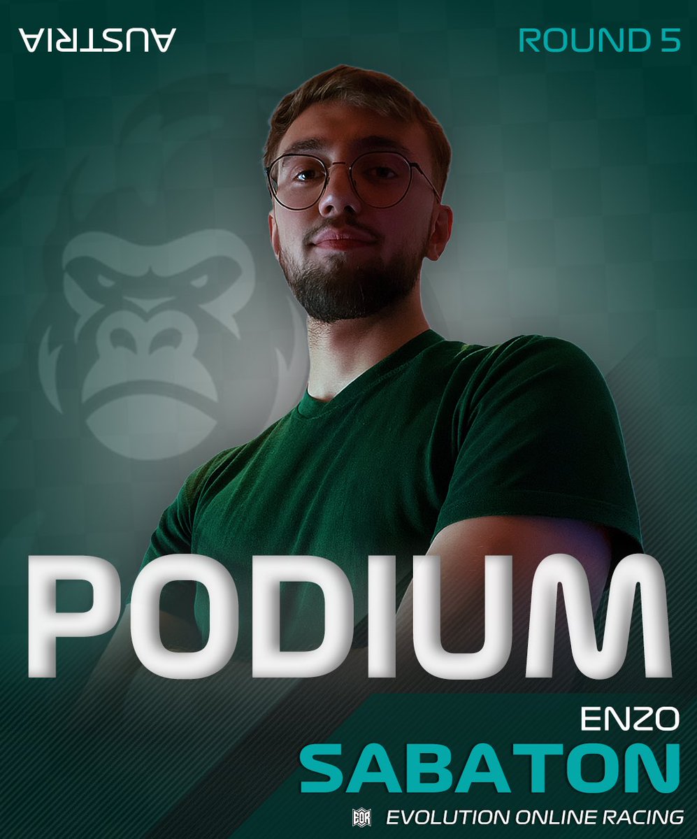 RSC_Esport (@rsc_esport) on Twitter photo โข <a href="/EORFormula1/">Evolution Online Racing</a> P2for ENZO !
Excellent work from Enzo, who picked up his 2nd podium in 2 races.
Well done ๐
<a href="/Enzo_Sabaton/">Enzo Sabaton</a> ๐ โข <a href="/EORFormula1/">Evolution Online Racing</a> P2for ENZO !
Excellent work from Enzo, who picked up his 2nd podium in 2 races.
Well done ๐
<a href="/Enzo_Sabaton/">Enzo Sabaton</a> ๐