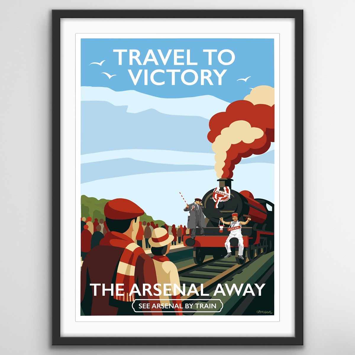 ⚽️ Football is back ⚽️ 

If we win against United I’ll give away this ‘Travel to Victory’ print! 

To enter, just: 

🔄 RT
🫱🏻‍🫲🏽 Make sure you’re following  

carlbourkeart.etsy.com/listing/434847…

🔴⚪️