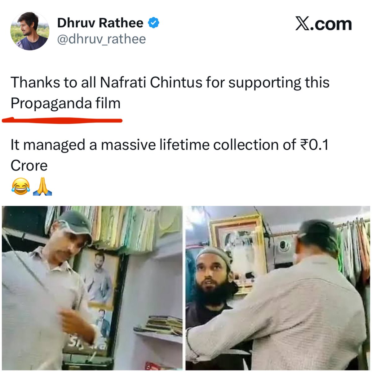 rae (@chillamchilli) on Twitter photo - Murderers of Kanhaiya Lal recorded the murder
- They accepted they k!lled him because of supporting a WhatsApp Status
- Movie is based on real life incident.
Islamists toilet cleaner <a href="/dhruv_rathee/">Dhruv Rathee</a> is whitewashing their crimes just like he did during Kashmir Files. - Murderers of Kanhaiya Lal recorded the murder
- They accepted they k!lled him because of supporting a WhatsApp Status
- Movie is based on real life incident.
Islamists toilet cleaner <a href="/dhruv_rathee/">Dhruv Rathee</a> is whitewashing their crimes just like he did during Kashmir Files.