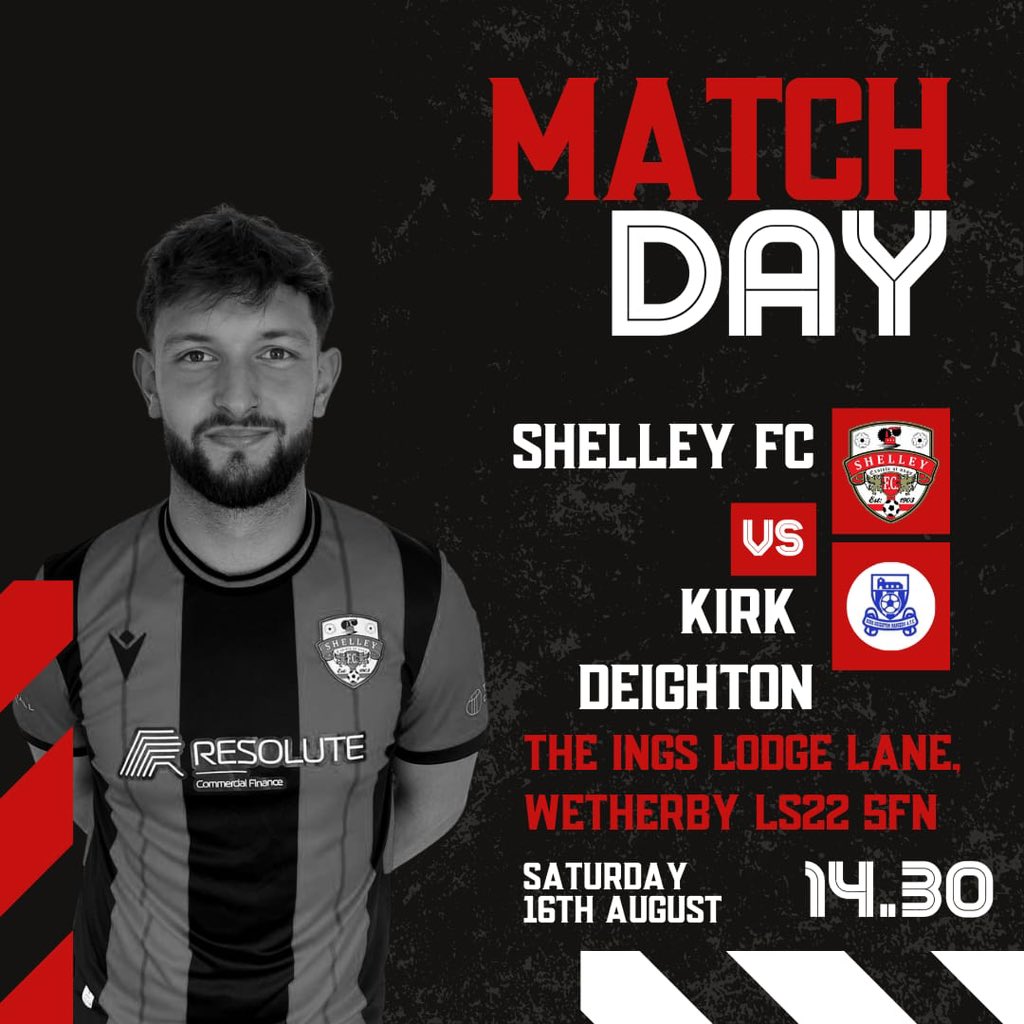 ⚽️ GAME DAY ⚽️

We travel to face Kirk Deighton in the WYL this afternoon. The lads will be looking to bring home all 3️⃣ points on the road!
#UpTheLads #WYL #ShelleyCFC 🔴⚫️⚪️