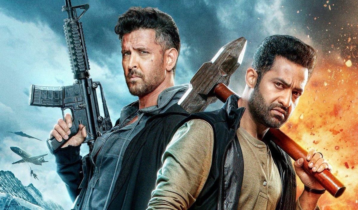 After 2 Days, #War2 at Domestic Box Office🍿

Day 1 - 52 Cr
Day 2 - 55 Cr
Total - 107 Cr
Gross - 128 Cr

More than 50% Growth in Hindi, More than 50% drop in Telugu