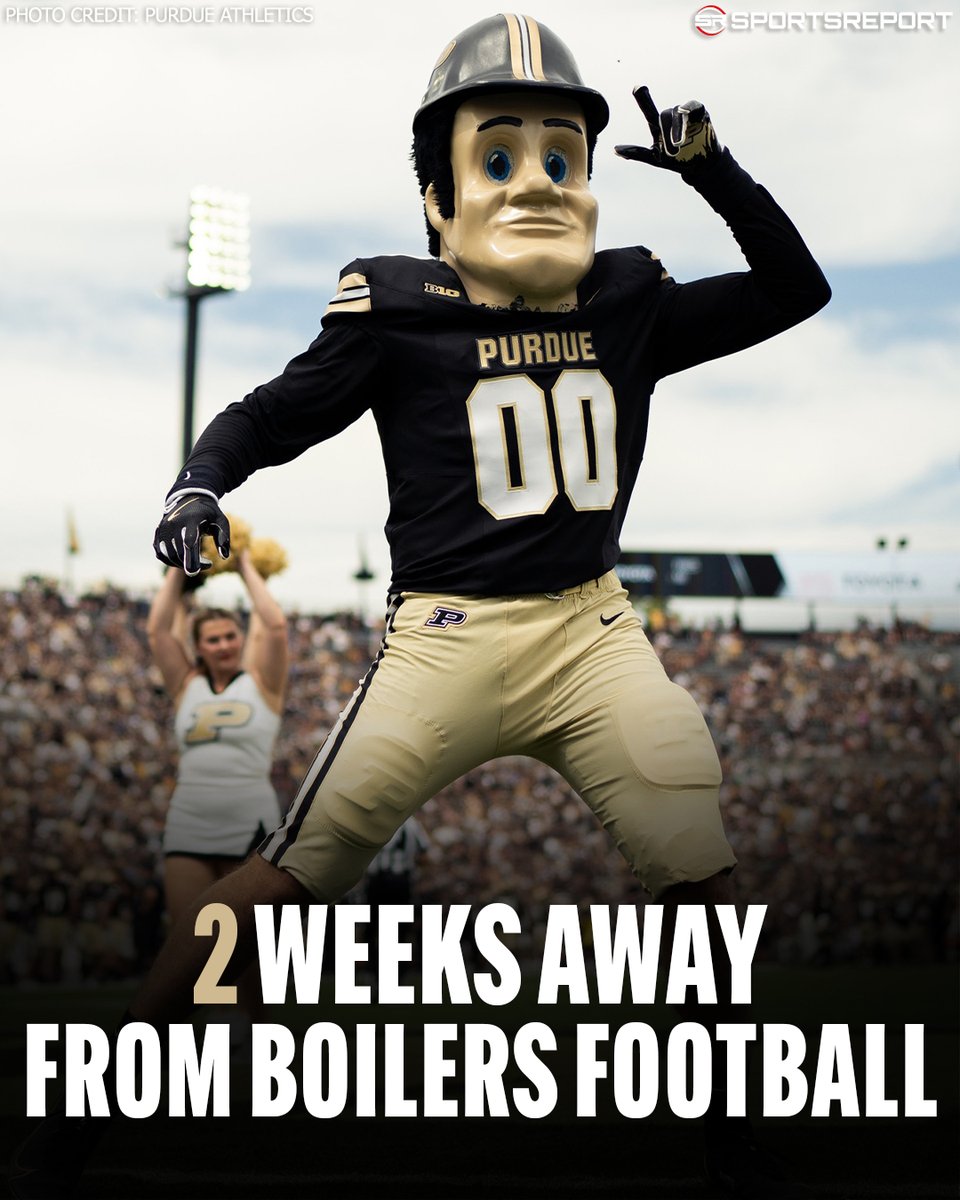 Only 2 weeks until Purdue football! 💥