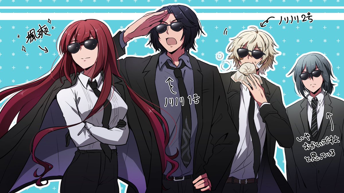 slice1024's tweet photo. プル夜NPC + デス使NPC https://t.co/ZGRgZ5KcL8
