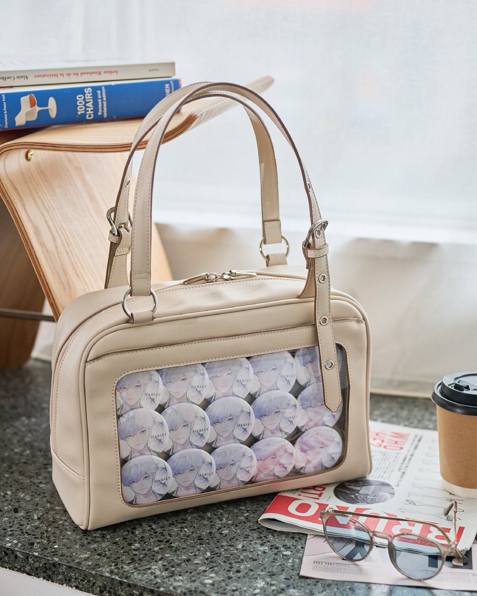 予約販売開始👜】 ⚫︎フラップボストンバッグ (ベージュ） ⚫︎お届け