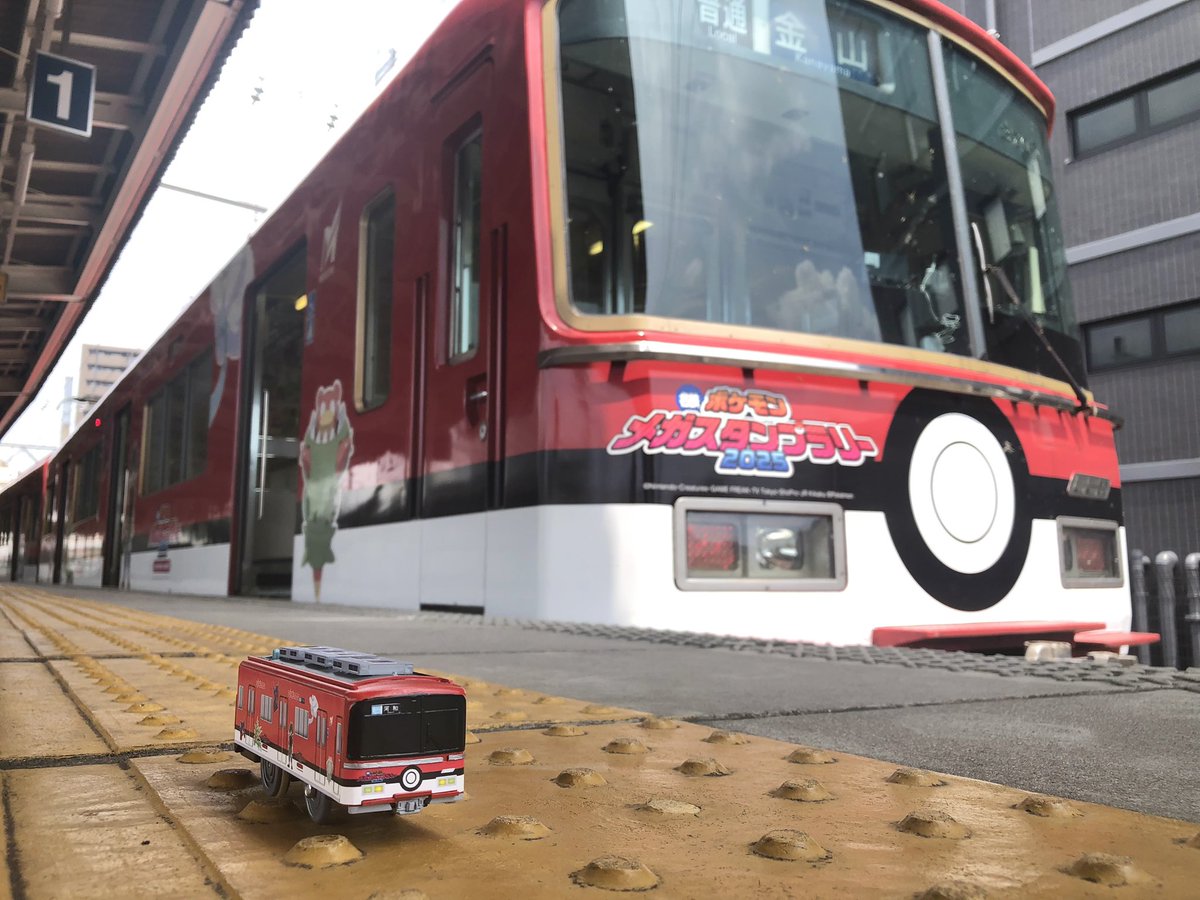 新作]名鉄3700系 3701F 『ポケモンメガスタンプラリー2025 ラッピング
