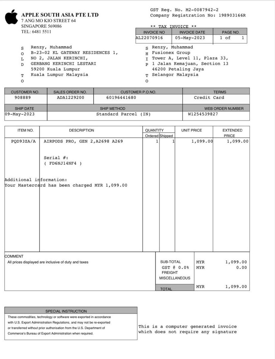 #wts #zonauang #zonajajan️️ 

AirPods Pro Gen 2, Lightning.
Perfect condition, ada bonusnya✨

Garansi off, mulusssss. Sisa pemakaian.
Lengkap ori semua plus invoice.

2299 negoin sampe jadi. Thank you.

Happy Shopping 
🛍️ instagram.com/appcash.id