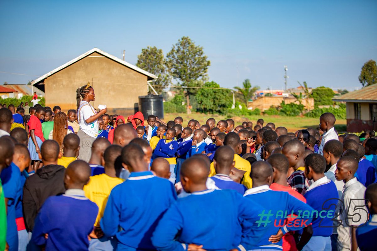 From puberty talks to menstrual hygiene sessions and #HIV, from healthy relationships to consent. The in-school outreaches gave young people knowledge to own their rights and make safe informed decisions about their health. Knowledge is power.✊ #AllianceWeek25 #RightHereRightNow