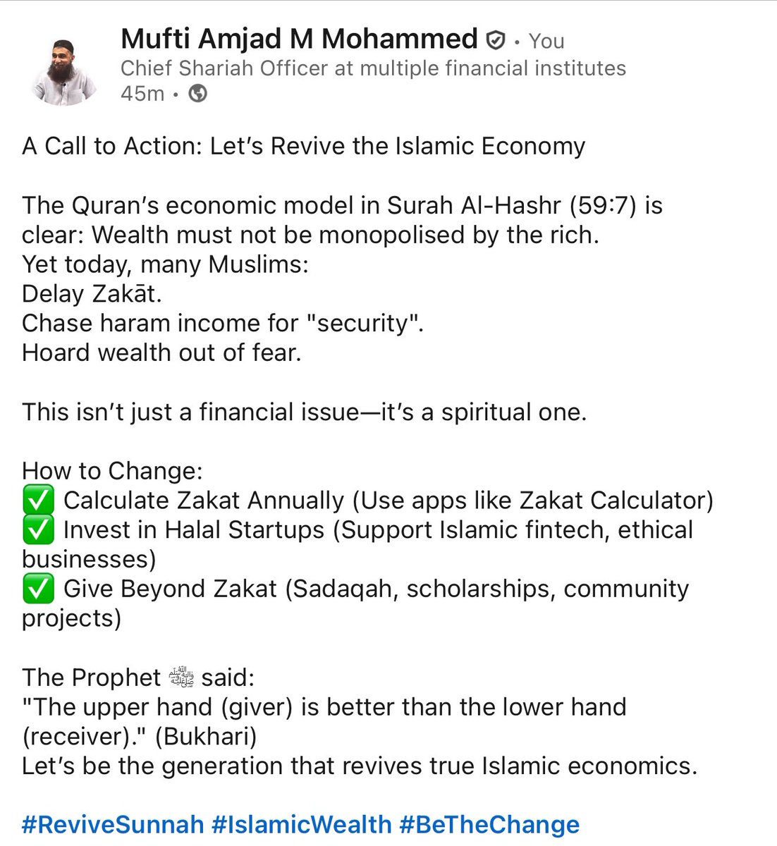 Mufti Amjad M Mohammed tweet media