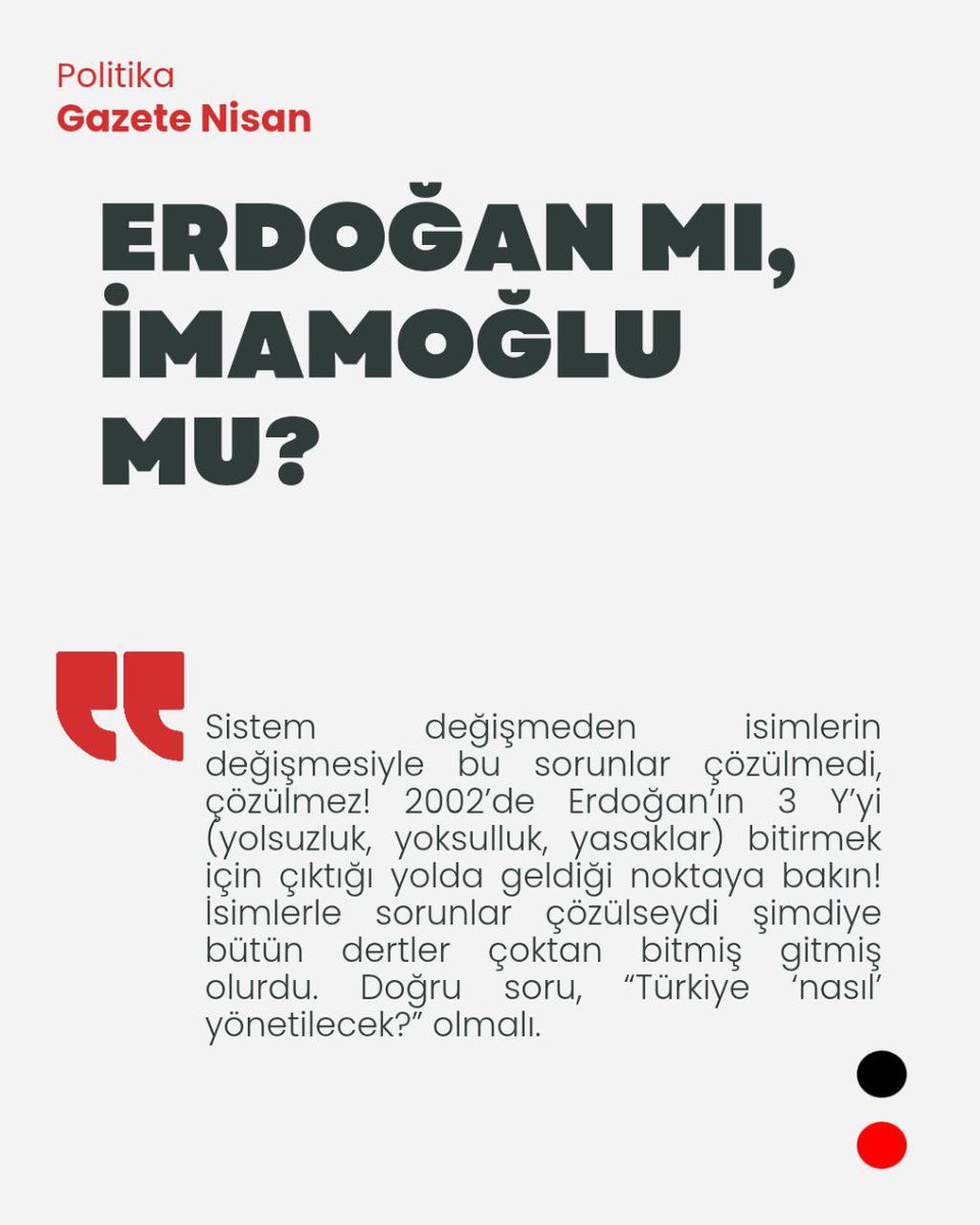 Erdoğan mı, İmamoğlu mu?

🔗 gazetenisan.net/2025/08/erdoga…