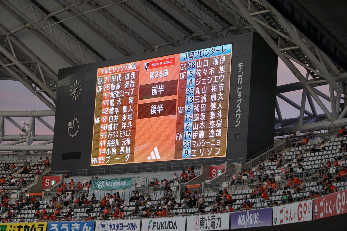 frontale_jp's tweet photo. 念願のデンカビッグスワンスタジアムに到着😄
これで23年前に果たせなかった国内の日韓W杯開催スタジアムすべてに行くことができた😎
2002年当時はまだフロサポする前だったけど、フロンターレにココに連れてきてもらい感慨深い...
何がなんでも勝ち点3を土産に川崎に戻るのです❗

#フロサポ新潟の陣 https://t.co/ZH7TS6P7jD