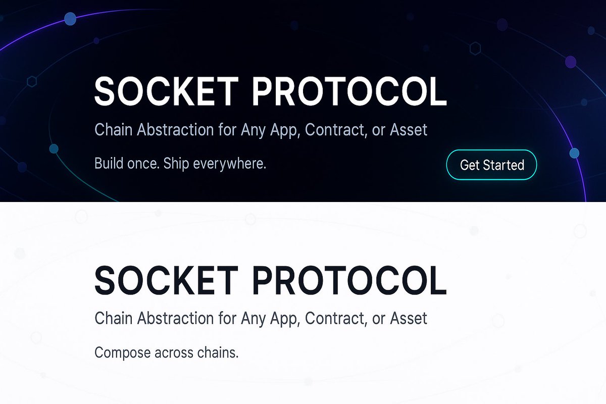 SOCKET The #1 Chain Abstraction Protocol

Zaku iya Haɗa kowanne app, kwangila ko dukiya diga 50+blockchains cikin sauƙi 

✅ 100+ protocols already powered
✅ 12M+ transactions
✅ $20B+ volume
✅ Backed by Coinbase Ventures &amp; Framework

🔥 Wannan shi ne makomar cross-chain