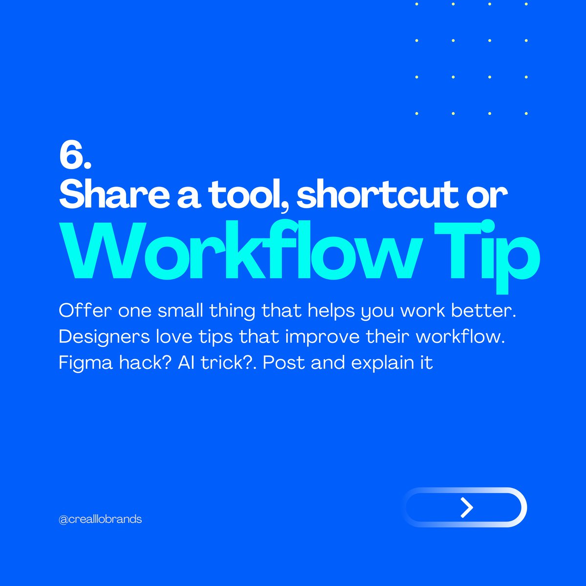 crealllo's tweet photo. You don't need a new case study. 

Here are more ways to share your design process and make it matter!

Part 2👇 https://t.co/MbOYIS0J7x