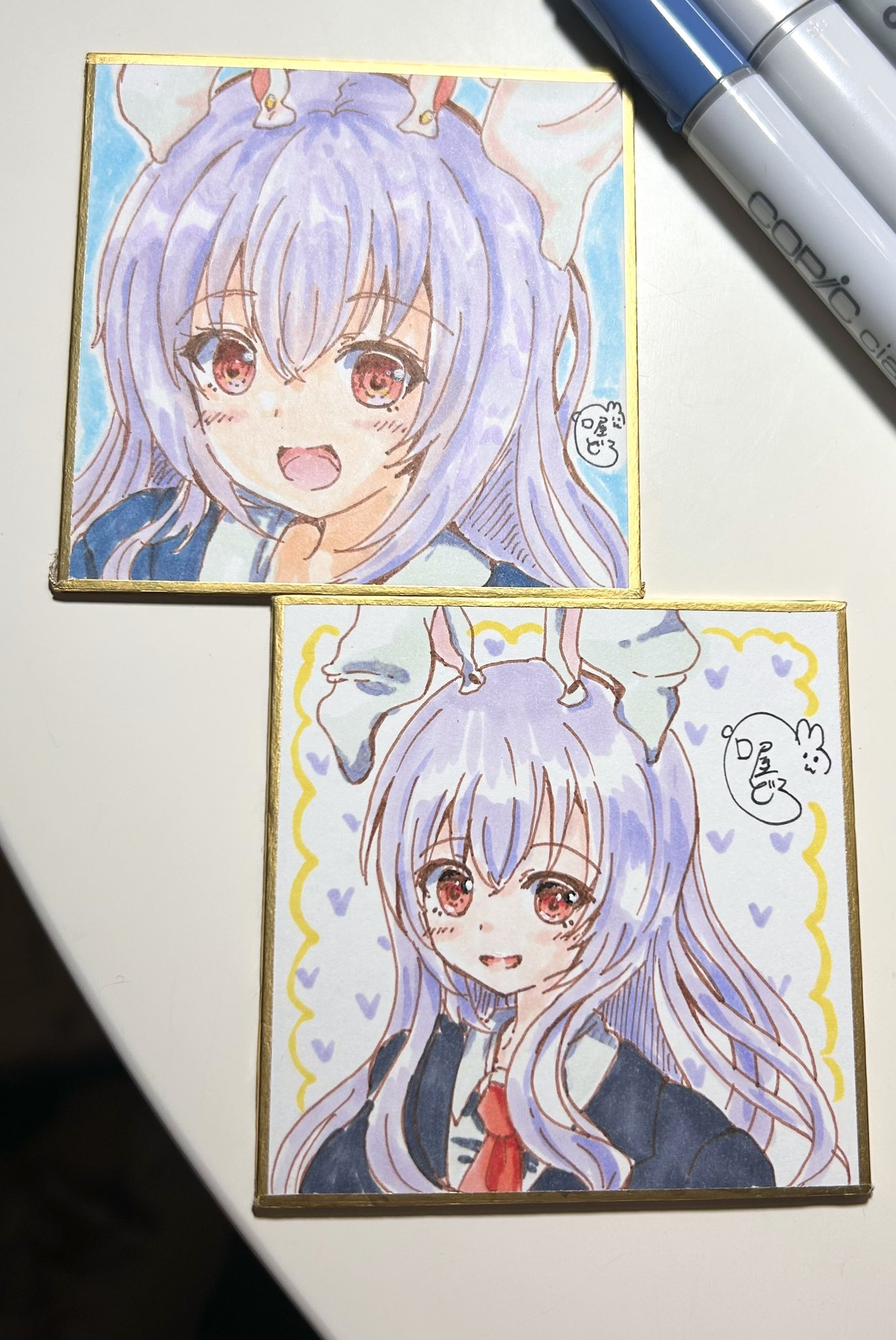 夢々ちゃん 色紙 えとᘏ⑅ᘏせとら 🎀C106日曜日東オ44b on X: 