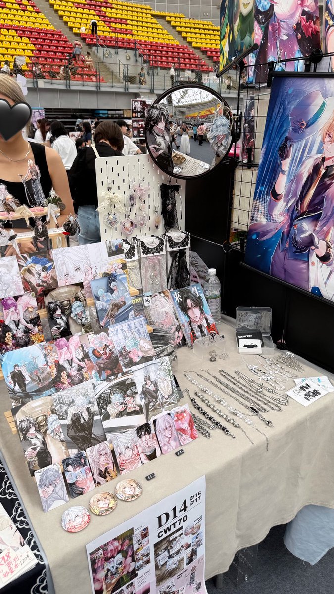 赫哈我的攤位✨✨ᕕ( ᐛ )ᕗ明天繼續在D14!