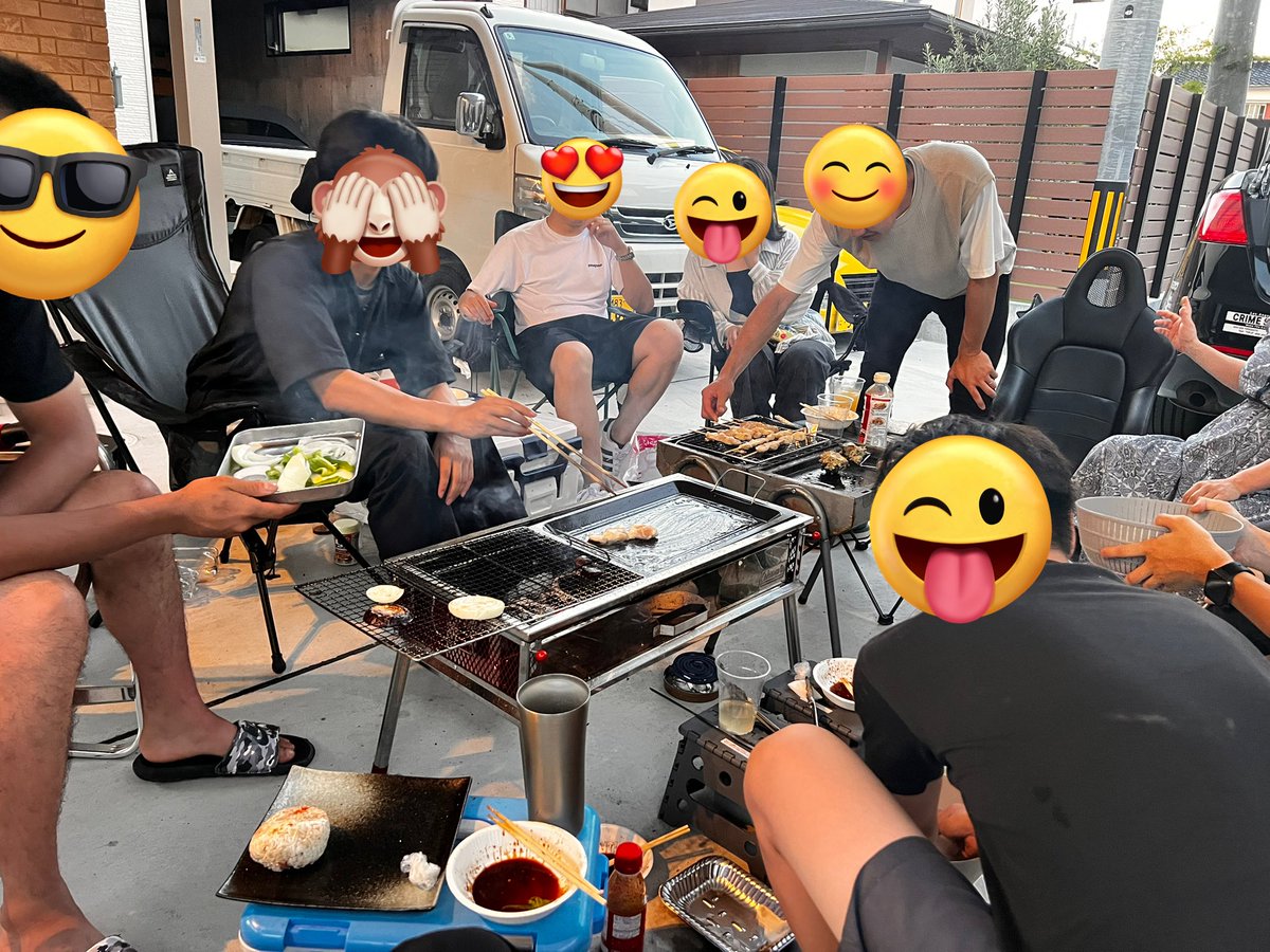 またバーベキューしてる