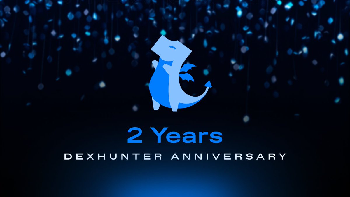 We are celebrating 2 years of DexHunter🥳

Proud to be leading Cardano DeFi🫡