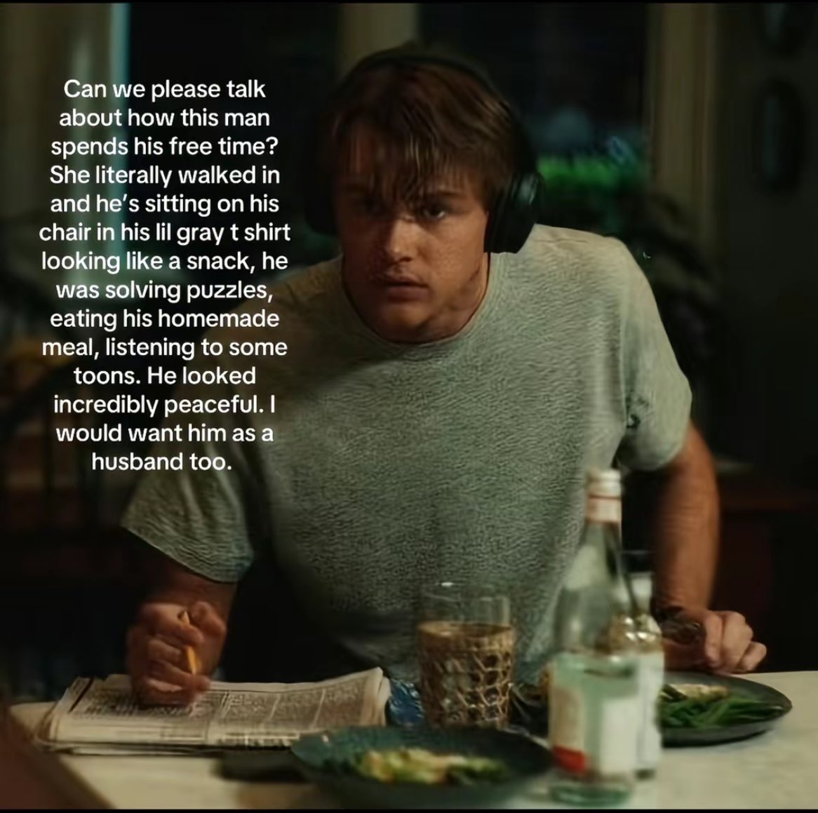 He really is serving husband this season