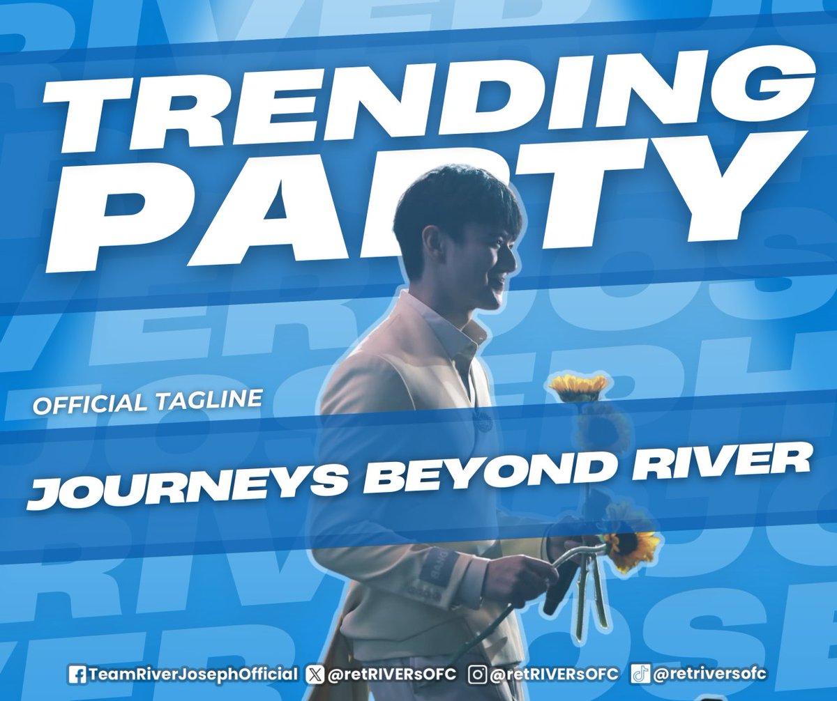 TEAM RETRIVERS TRENDSETTER (@retriverstrend) on Twitter photo X Party STARTS NOW!
Reminders:
• Keep fresh tweets coming
• No numbers, emojis, and all caps
• Minimum of three words per tweet
• Engage, retweet, and quote with fresh tweets
JOURNEYS BEYOND RIVER
#RiverJoseph | <a href="/starmagicphils/">Star Magic</a> X Party STARTS NOW!
Reminders:
• Keep fresh tweets coming
• No numbers, emojis, and all caps
• Minimum of three words per tweet
• Engage, retweet, and quote with fresh tweets
JOURNEYS BEYOND RIVER
#RiverJoseph | <a href="/starmagicphils/">Star Magic</a>